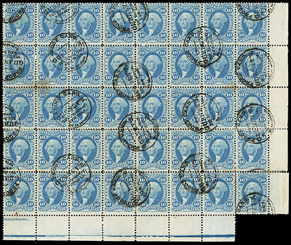 Schuyler J. Rumsey Philatelic Auctions Sale - 92 Page 101