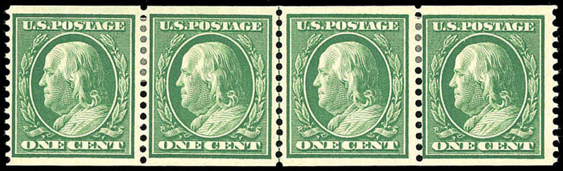 1908-1910 washington-franklin issue - dl watermark Stamp Auctions